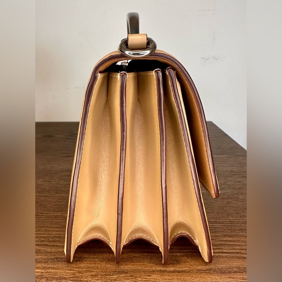 Coach 1941 Riley Top Handle 22 In Signature Canvas in Sand Taupe - Picture 4 of 12